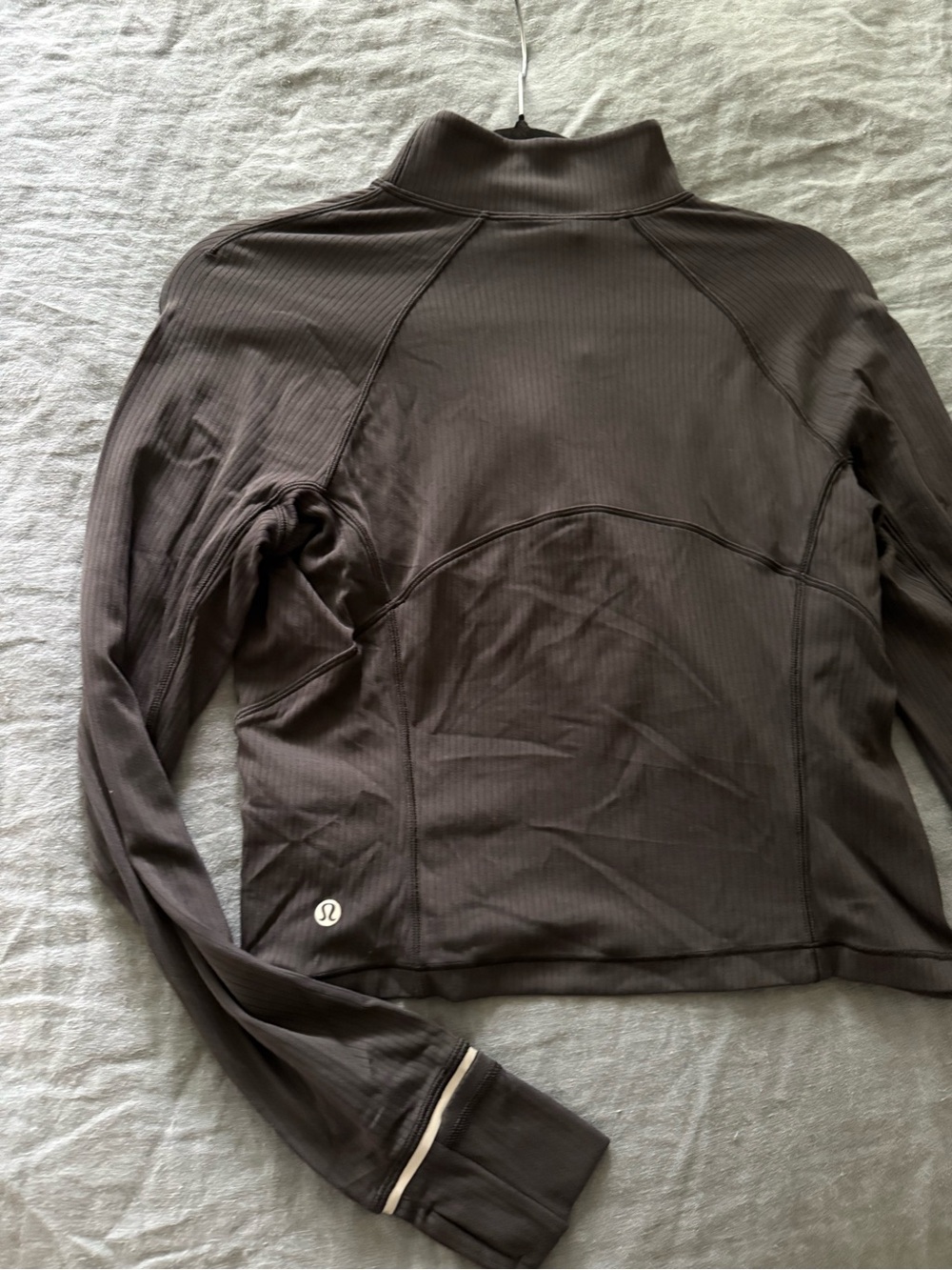 Lululemon It’s Rulu Ribbed Cropped Half Zip - Picture 6 of 7